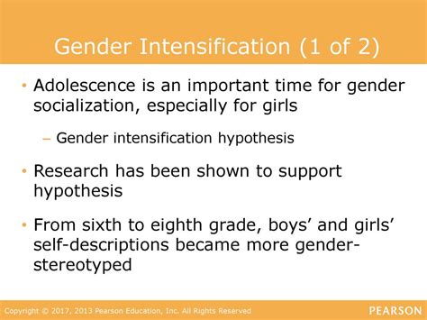 gender intensification hypothesis|gender roles effects on girls.